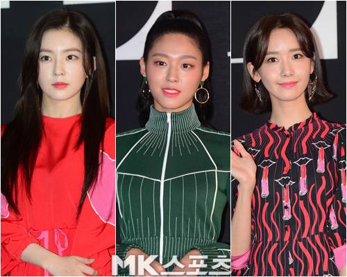 (왼쪽부터) 레드벨벳 아이린, AOA 설현, 소녀시대 윤아