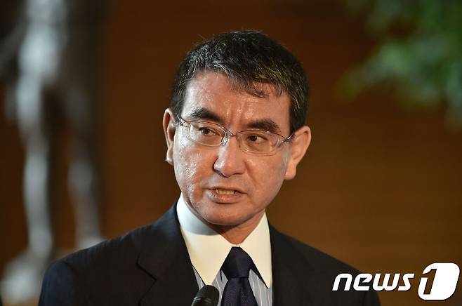 고노 다로 일본 외무상(자료사진) © AFP=뉴스1