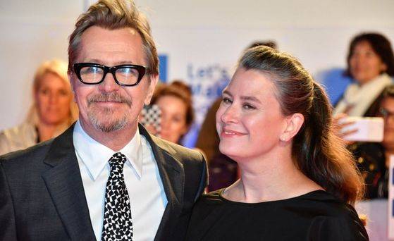 게리 올드만과 그의 다섯번째 부인 지셀 슈미트.두달 전 결혼한 사실이 최근 알려졌다. [중앙포토]