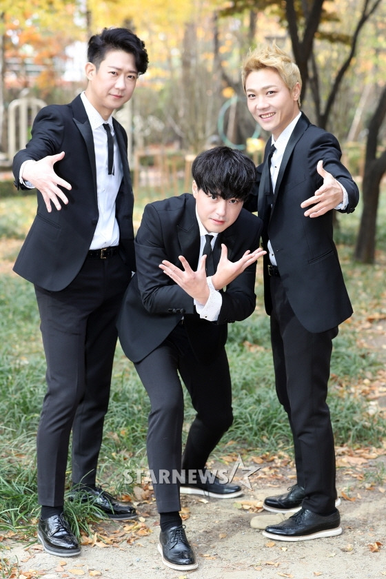(왼쪽부터) NRG 멤버 천명훈, 노유민, 이성진 /사진=임성균 기자