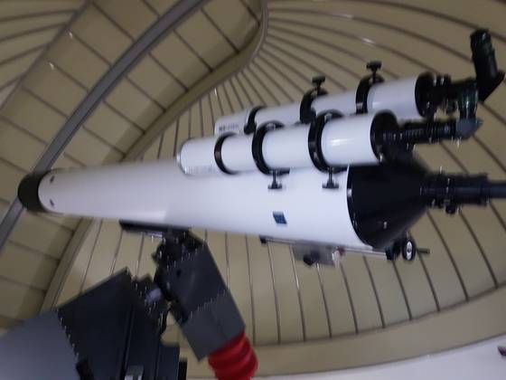 국립부산과학관에 있는 국내 최대 지름의 굴절 망원경.황선윤 기자