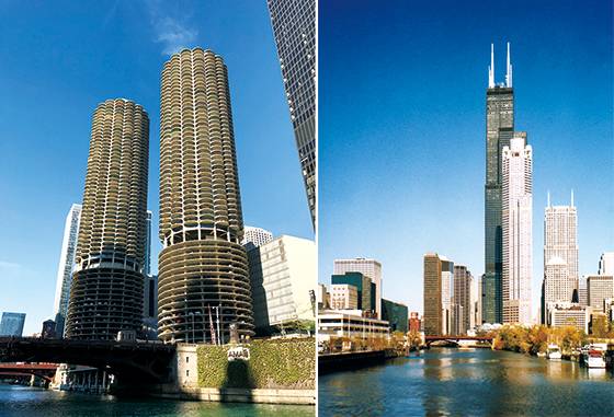 옥수수 빌딩, 윌리스타워(사진 위키미디어)