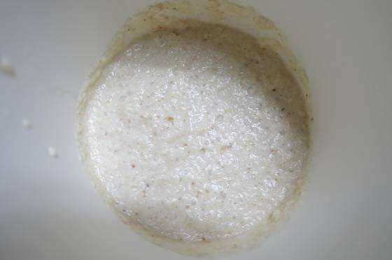 완성된 비스킷 라테.