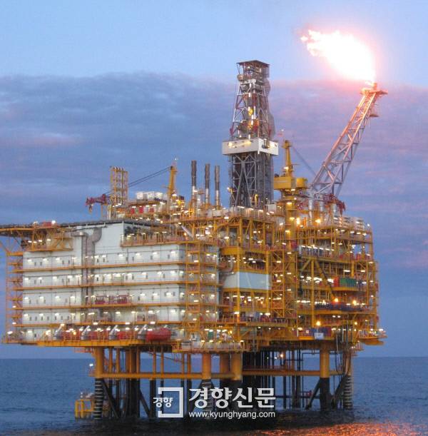 포스코대우가 개발한 미얀마가스전.                                                                                                                                                        포스코 제공