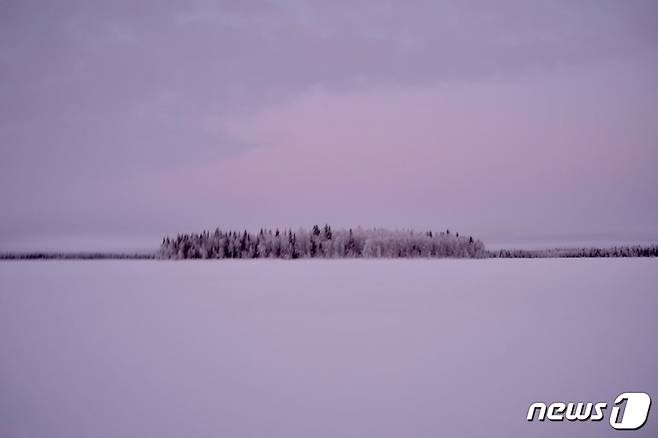 레비에서 주로 볼 수 있는 풍경이 눈과 숲이다.© News1 윤슬빈 기자