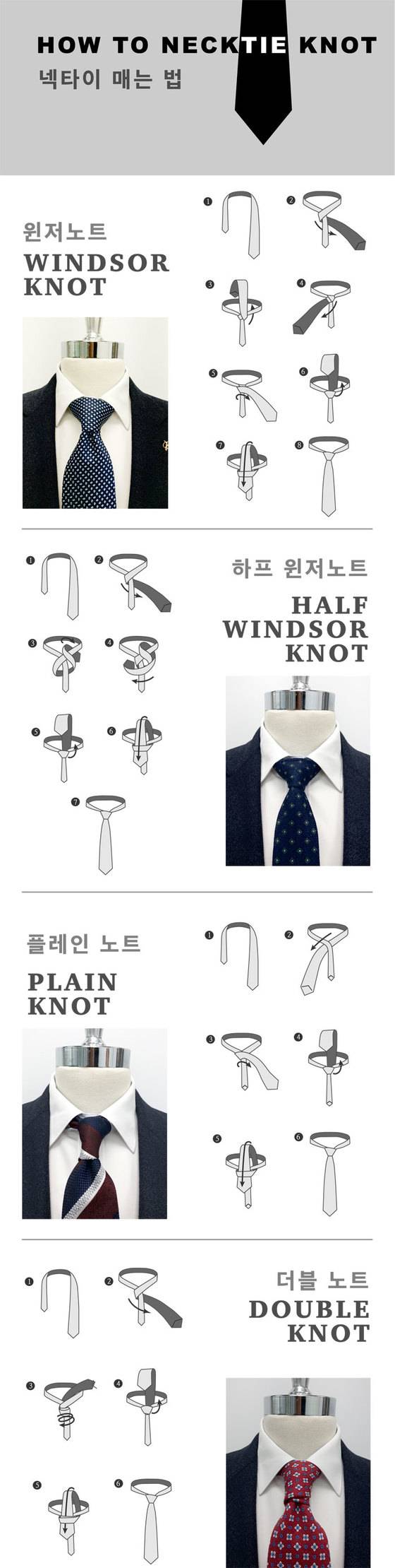 넥타이 매는 법. [그림 양현석]