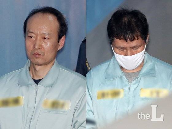 이재만 전 청와대 총무비서관(왼쪽)과 안봉근 전 청와대 제2부속비서관 / 사진제공=뉴스1