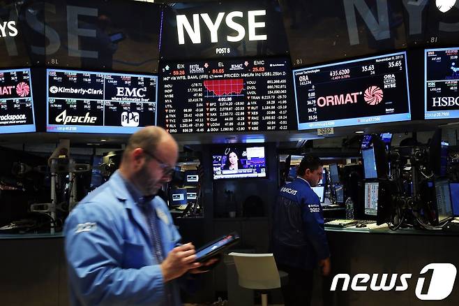 뉴욕증권거래소© AFP=뉴스1