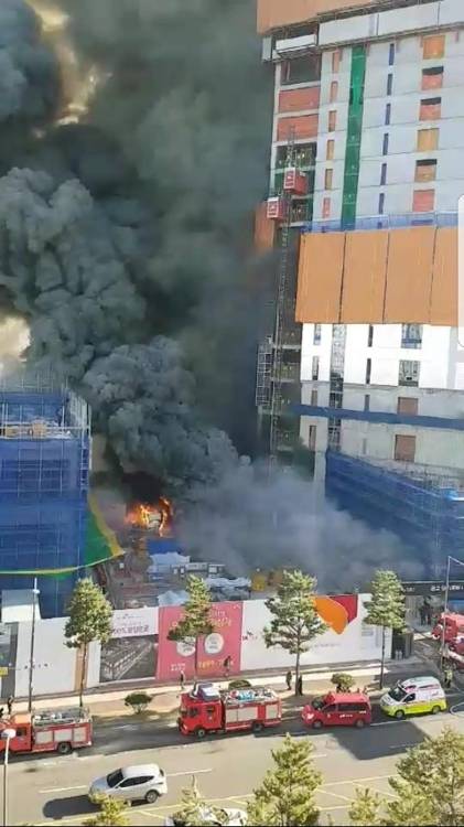 화재 당시 모습. [독자제공 = 연합뉴스]