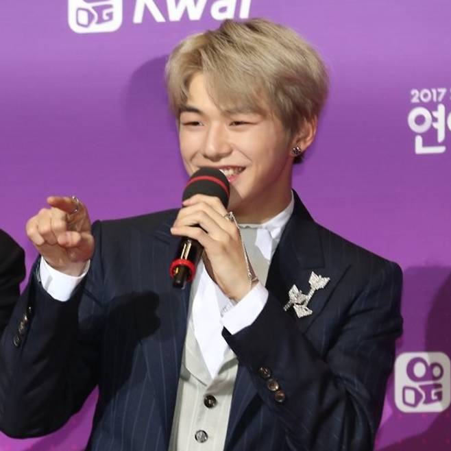 ‘2017 SBS 연예대상’ 워너원 강다니엘 - 연합뉴스
