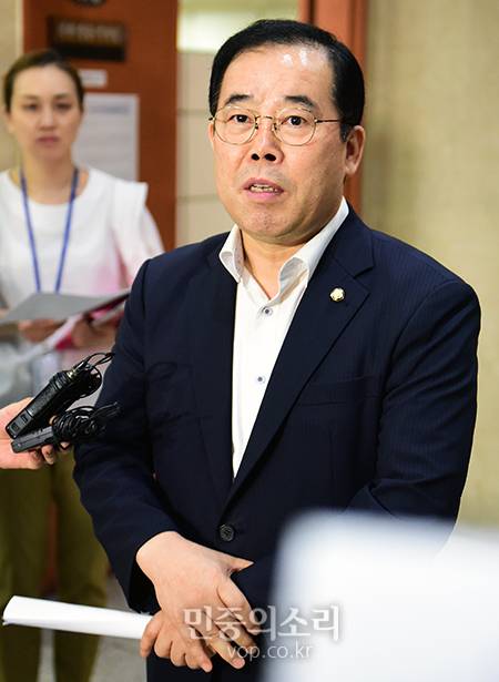 ▲ 박성중 자유한국당 홍보본부장. 사진=민중의소리