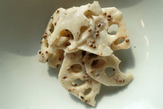 연근 들깨 무침