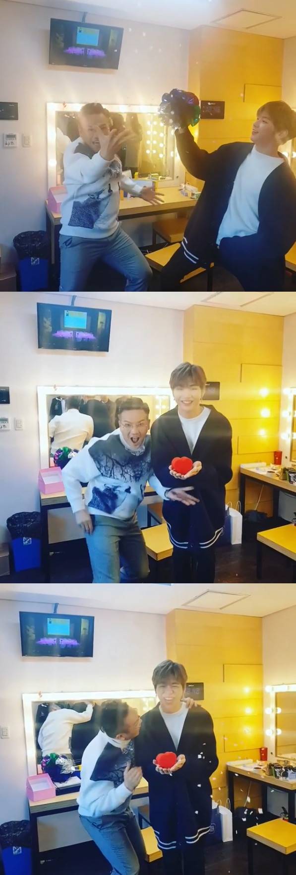 MC딩동, 강다니엘. 사진| MC딩동 인스타그램
