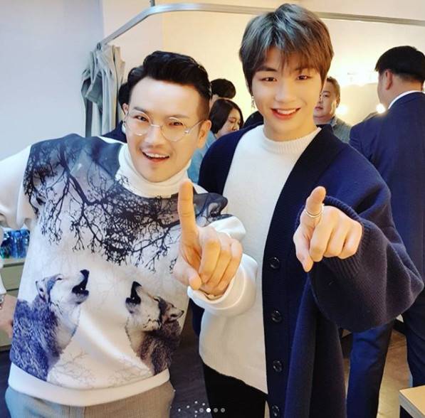 MC딩동, 강다니엘. 사진| MC딩동 인스타그램