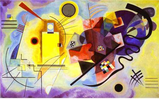 황-적-청(Yellow-Red-Blue) - 바실리 칸딘스키(Wassily Kandinsky) 출처-WikiArt