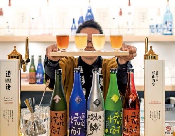 도고온천 근처에 있는 도고 맥주관.