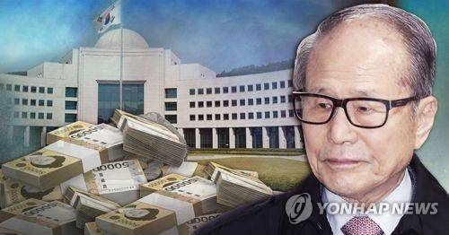 억대 국정원 자금 수수 혐의 MB 형 이상득 전 의원 (PG) [제작 최자윤, 조혜인] 사진합성