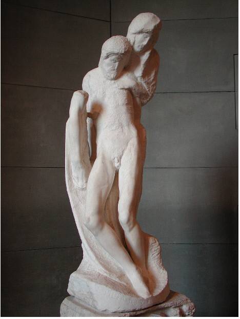 미켈란젤로, ‘론다니니의 피에타’, 1564년, 스포르체르코성. 반비 제공