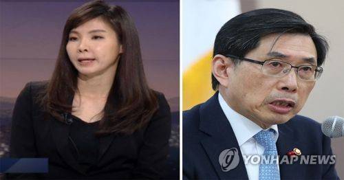 서지현 검사[JTBC 뉴스룸 방송화면 캡처], 박상기 법무부 장관[연합뉴스DB]