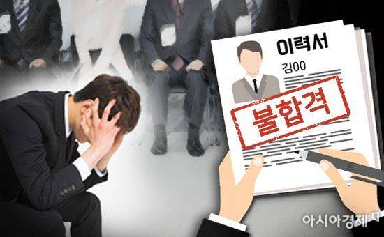 기업의 사적인 정보 요구에 스트레스 받는 취업준비생 / 그래픽=아시아경제