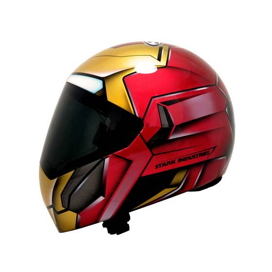 윤성빈의 아이언맨 헬멧. [사진 홍진HJC]