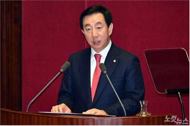 자유한국당 김성태 원내대표. (사진=윤창원 기자)