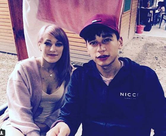 훈훈한 외모로 인기가 높은 헝가리 쇼트트랙 선수 리우 샤오린 산도르(오른쪽). 왼쪽은 그의 여자친구인 영국 쇼트트랙 대표 엘리스 크리스티. [크리스티 인스타그램]