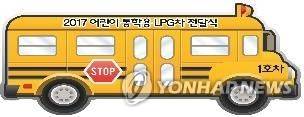 어린이 통학용 LPG차[환경부 제공 =연합뉴스]