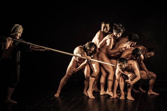 연극 '단테의 신곡'에 묘사된 지옥의 모습. [국립극장]