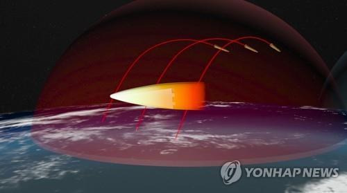 '아반가르드' 미사일 컴퓨터 그래픽 영상  [AP=연합뉴스]