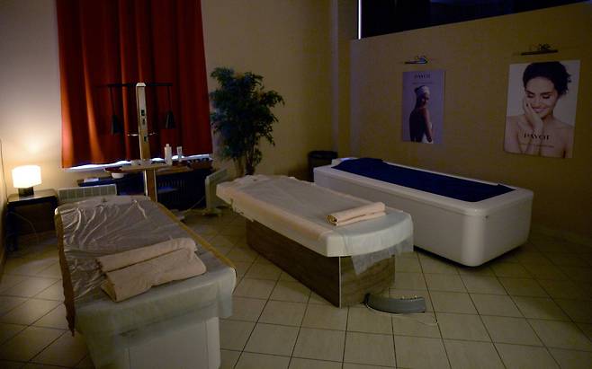 뉴 페터호프 호텔 내부 스파. 선수들의 피로를 풀 수 있는 여건이 마련도 숙소 선정에 있어 중요한 부분이다. [AFP=연합뉴스]