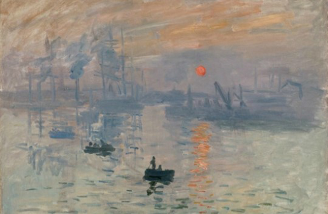 인상 : 해돋이 -  Oil on canvas, 48x 63cm, 마르모탕 미술관, 1872