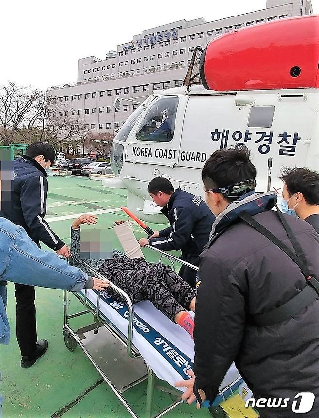 뱀에 물린 70대 섬마을 할머니, …