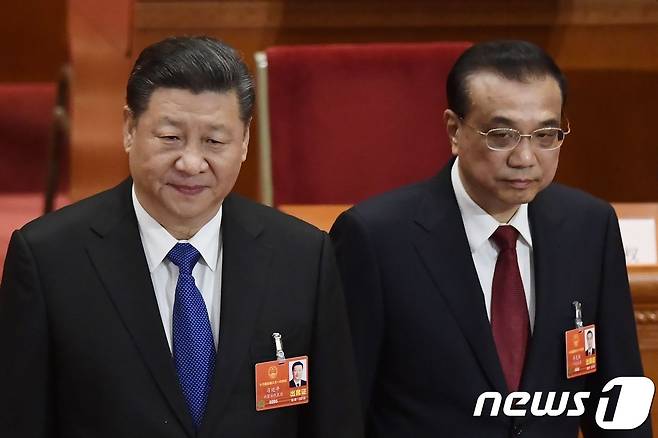 시진핑 중국 국가주석과 리커창 총리. ? AFP=뉴스1
