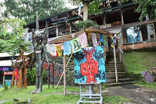 발리 우붓의 풍경