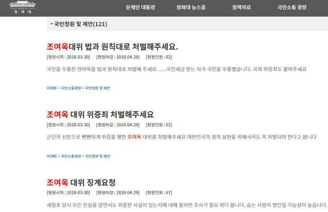 국민청원 글 [사진=청와대 국민청원 홈페이지 캡처]