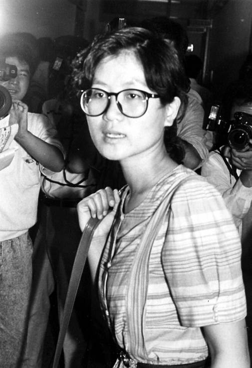 서울대학교 의류학과에 재학 중이던 권인숙. <한겨레>자료 사진.