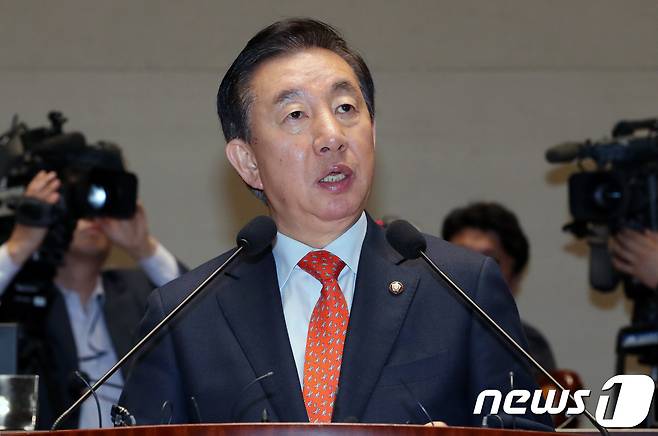 김성태 자유한국당 원내대표. 뉴스1 © News1 박정호 기자