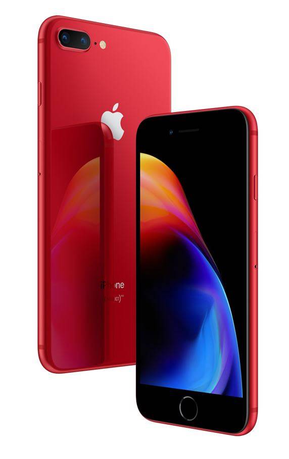 아이폰 8·아이폰 8 플러스 프로덕트 레드 에디션.