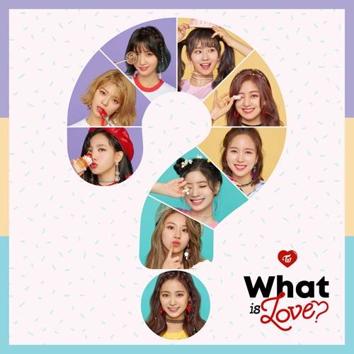 트와이스의 새 음반 [ What Is Love ? ] 표지. 타이틀곡은 소속사 JYP의 수장 박진영이 만들었다. ⓒJYP