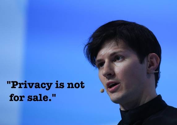 파벨 두로프 텔레그램 CEO는 “사생활은 파는 것이 아니다"며 러시아 정부의 금지 조치와 싸우겠다고 밝혔다./그래픽=방성수 기자