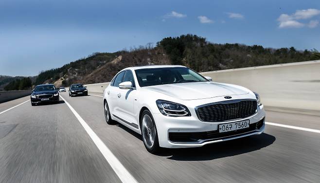 더 K9 주행장면 /사진=기아차 제공