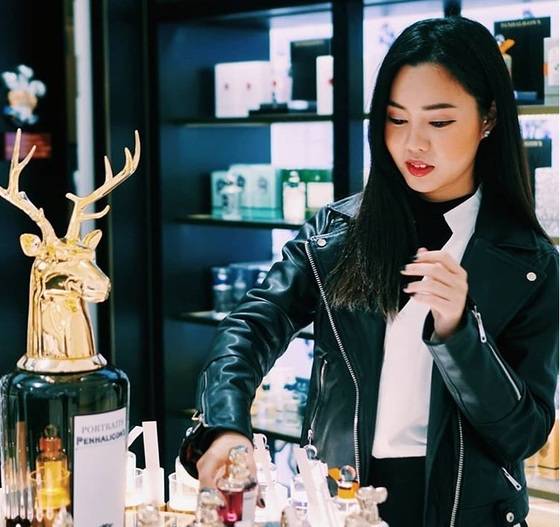 롯데면세점을 찾은 에리카. [사진 에리카]