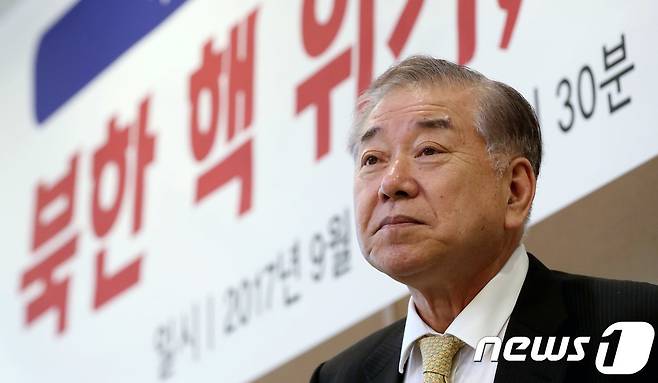문정인 대통령 통일외교안보특보.2017.9.14/뉴스1 © News1 박정호 기자