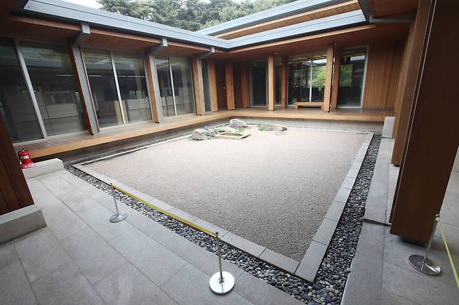 '대통령의 집' 정원. 송봉근 기자