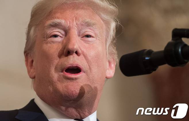 도널드 트럼프 미국 대통령. © AFP=뉴스1