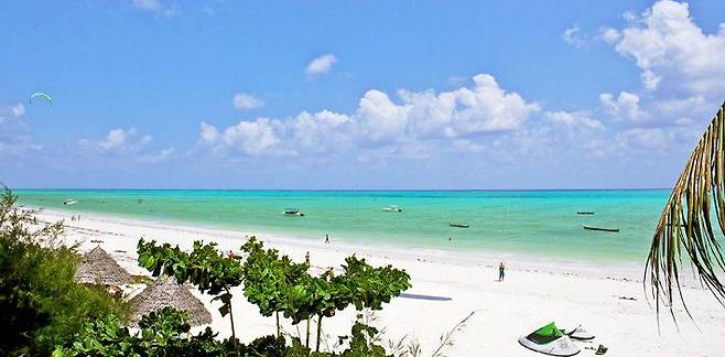 세계 10대 해변 중 하나인 능귀 비치와 함께 잔지바를 대표하는 파제 비치. (사진=플리커 제공)