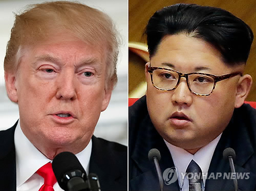 도널드 트럼프(왼쪽) 미국 대통령과 김정은 북한 국무위원장  [AP=연합뉴스]