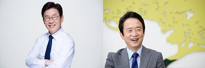 이재명(민주당) - 남경필(한국당) 경기도지사 예비후보가 ‘대한항공 갑질’ 동영상을 두고 마찰을 빚고 있다./© News1