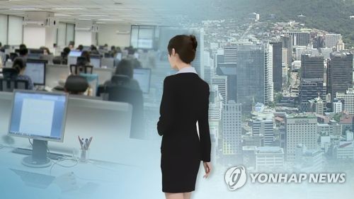 기업 여성 직원 비율 상승(CG) [연합뉴스TV 제공]